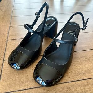 Jeffrey Campbell Cou Cou Sling Back Mary Jane Pumps, Size 8.5